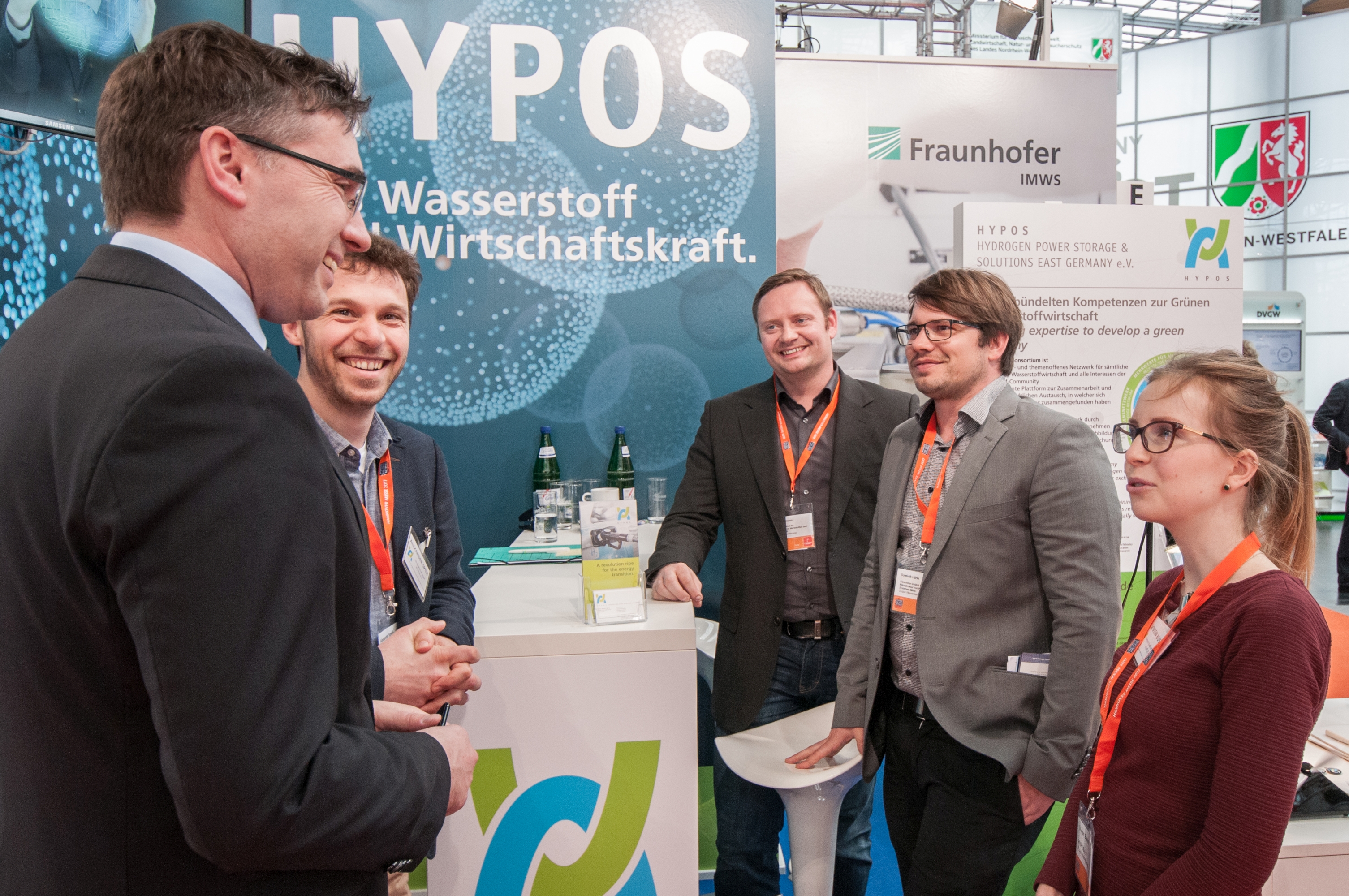 Hannover Messe HYPOS Hannover Messe Fraunhofer IMWS Wasserstoff Elektrolyse