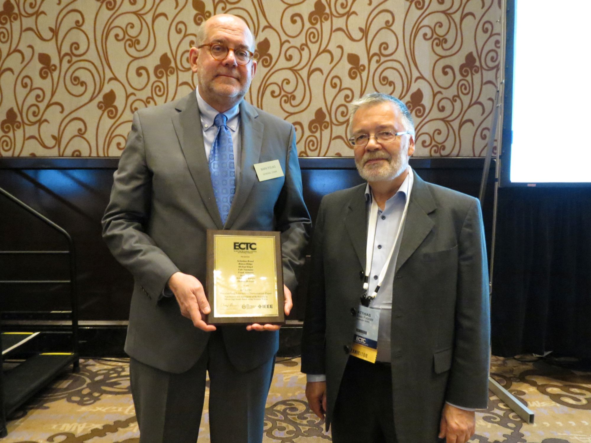 ECTC Awards 2018 ECTC Silber-Sintern Porosität