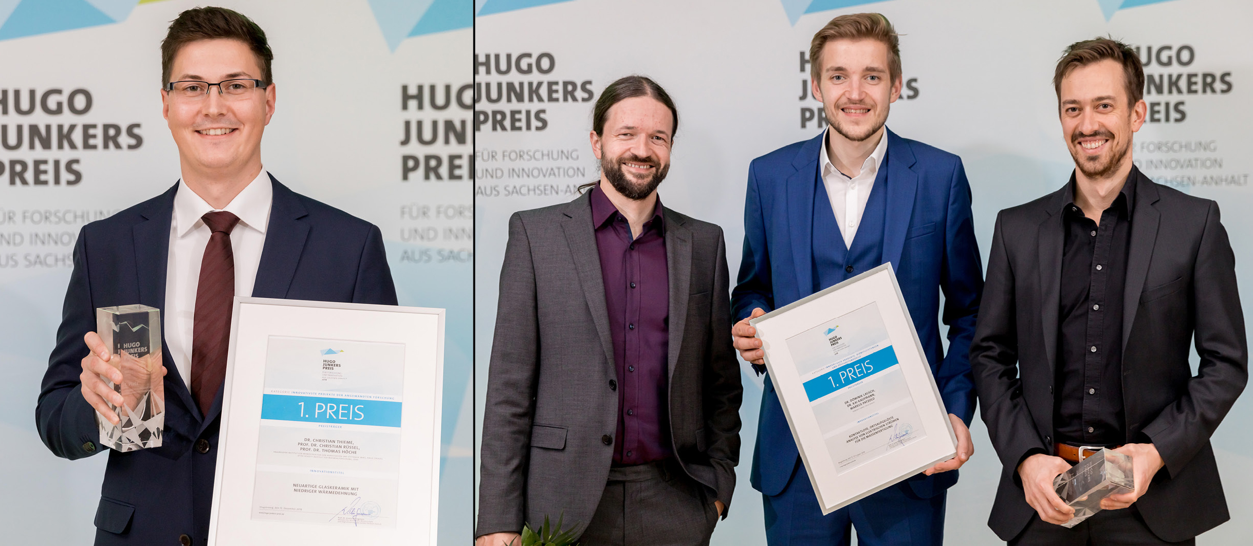Preisträger Hugo-Junkers-Preis 2018