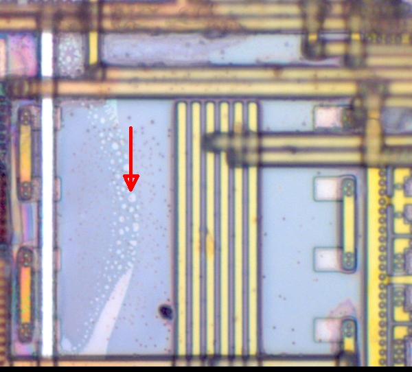 Korrosion HALL-Sensor Korrosion IC Elektronik