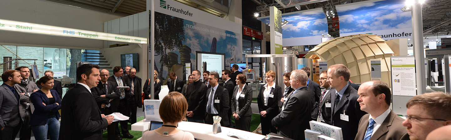 Messestand Fraunhofer Gesellschaft 