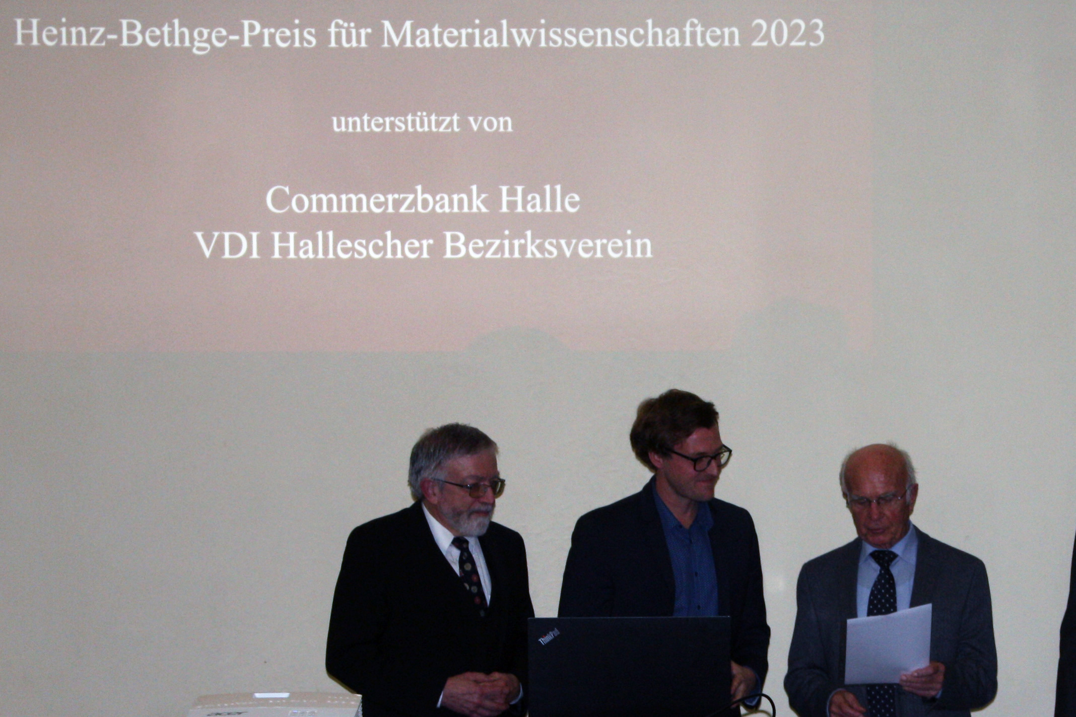 Heinz-Bethge-Preis für Materialwissenschaften 2023