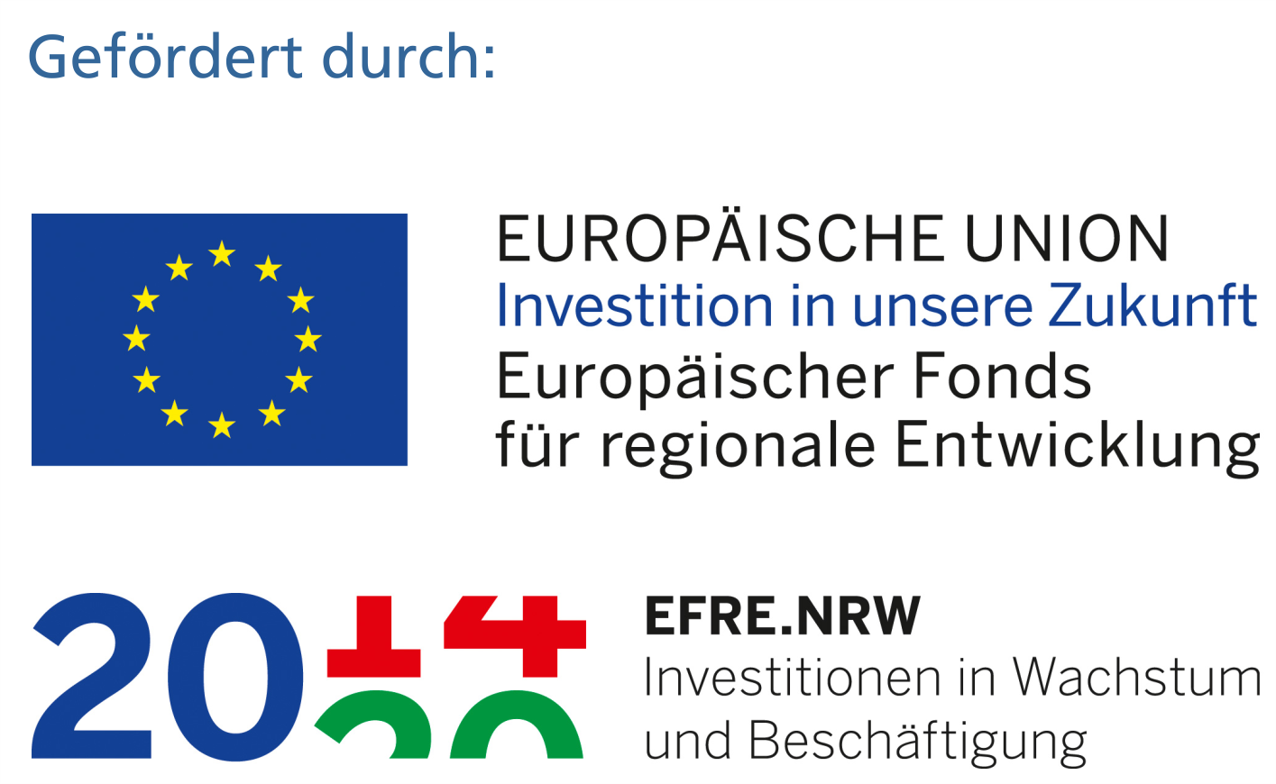 EU EFRE NRW Logo